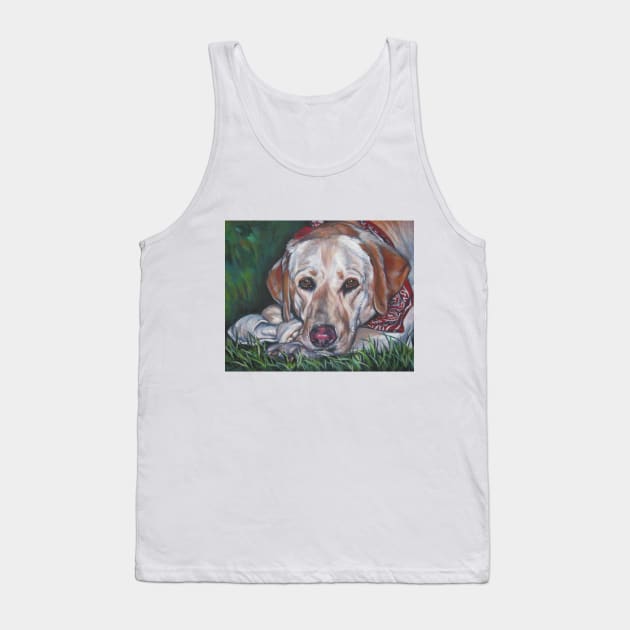 Labrador Retriever Fine Art Painting Tank Top by LASHEPARD